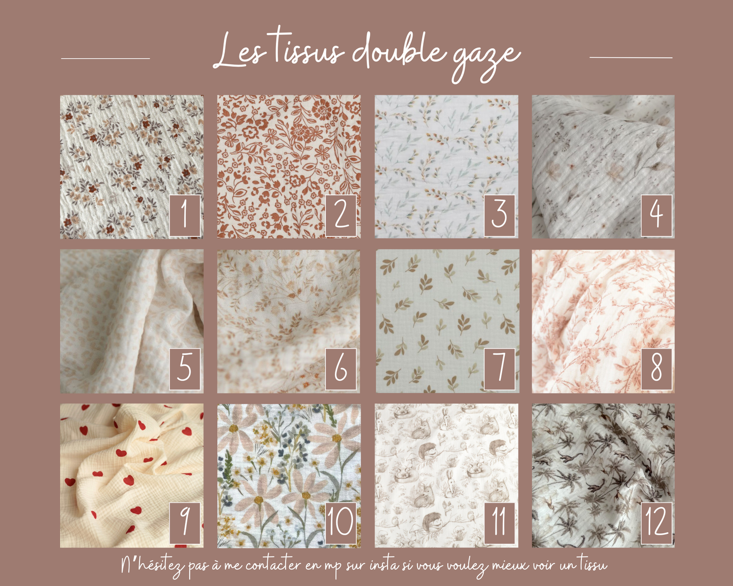 Protège carnet de santé - double gaze matelassé