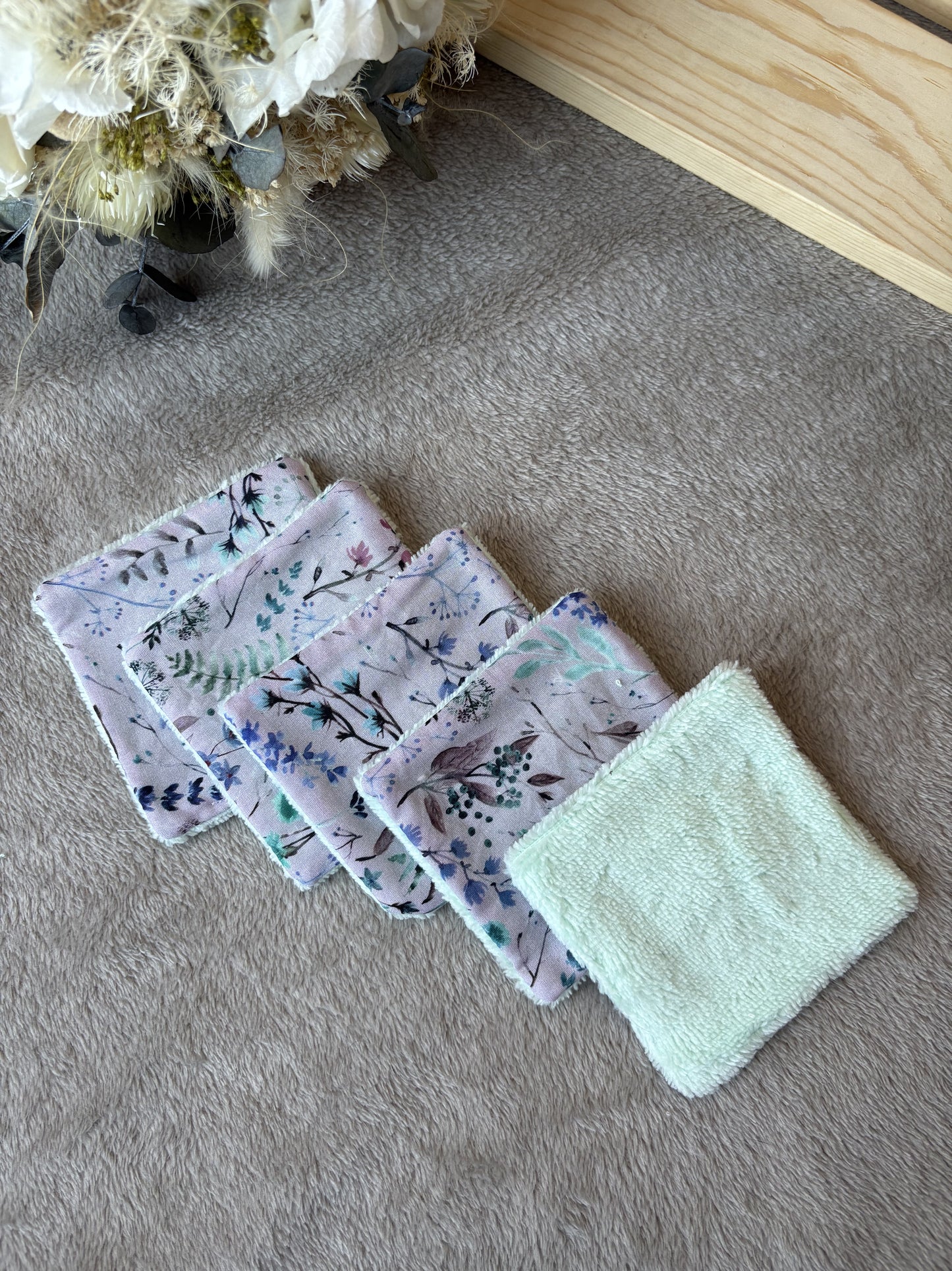 Les cotons lavables - MENTHE