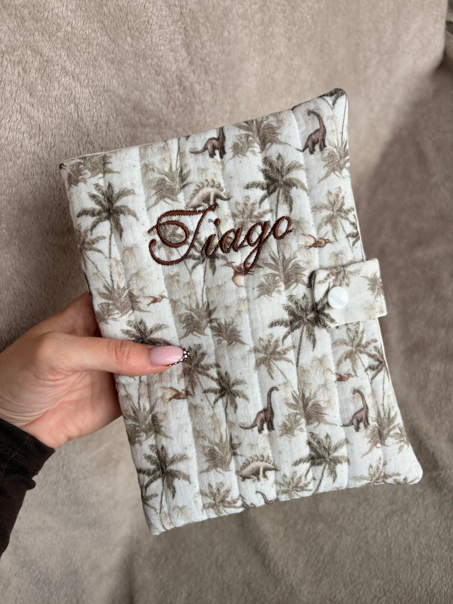 Protège carnet de santé - double gaze matelassé