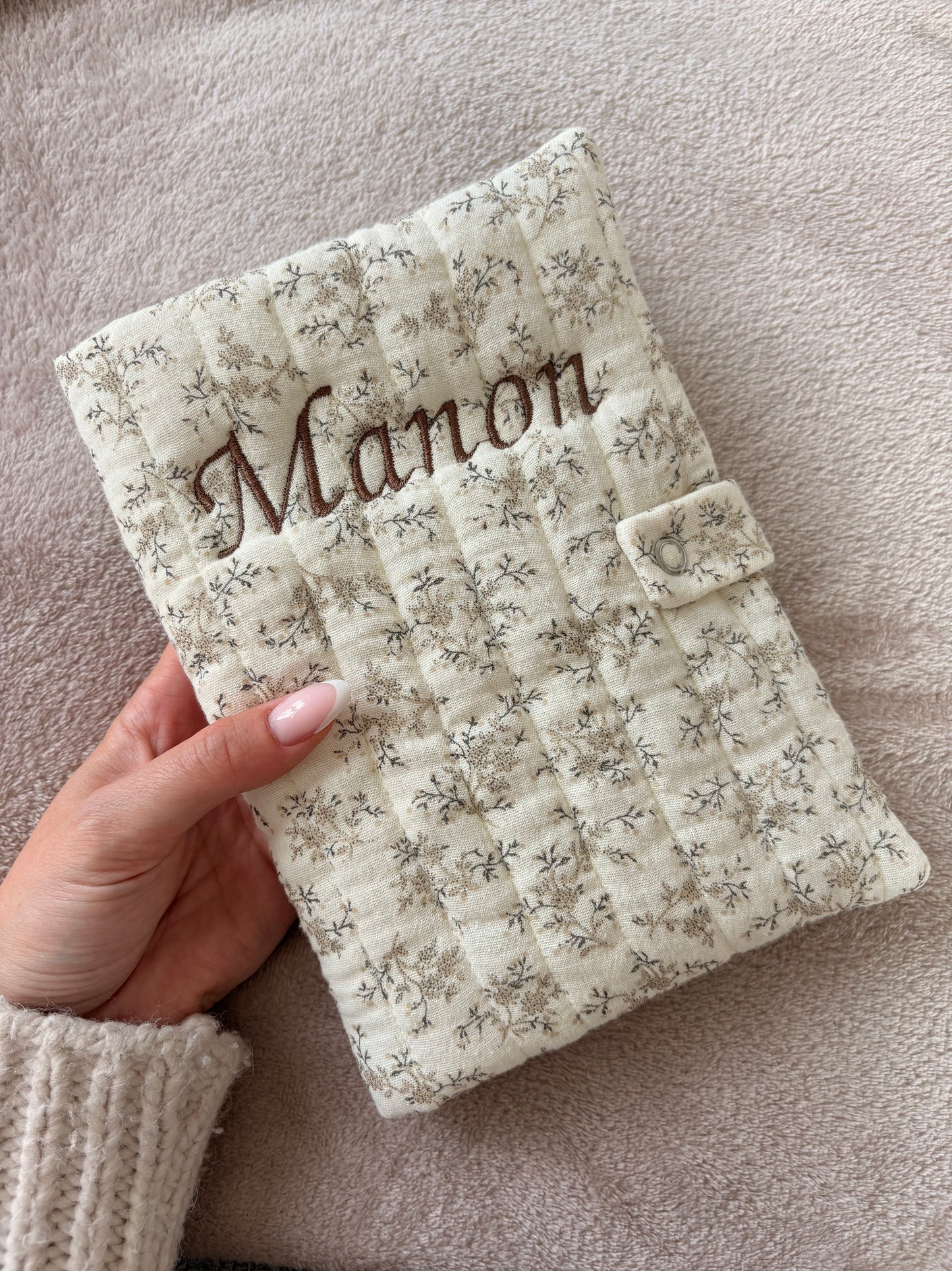 Protège carnet de santé - double gaze matelassé