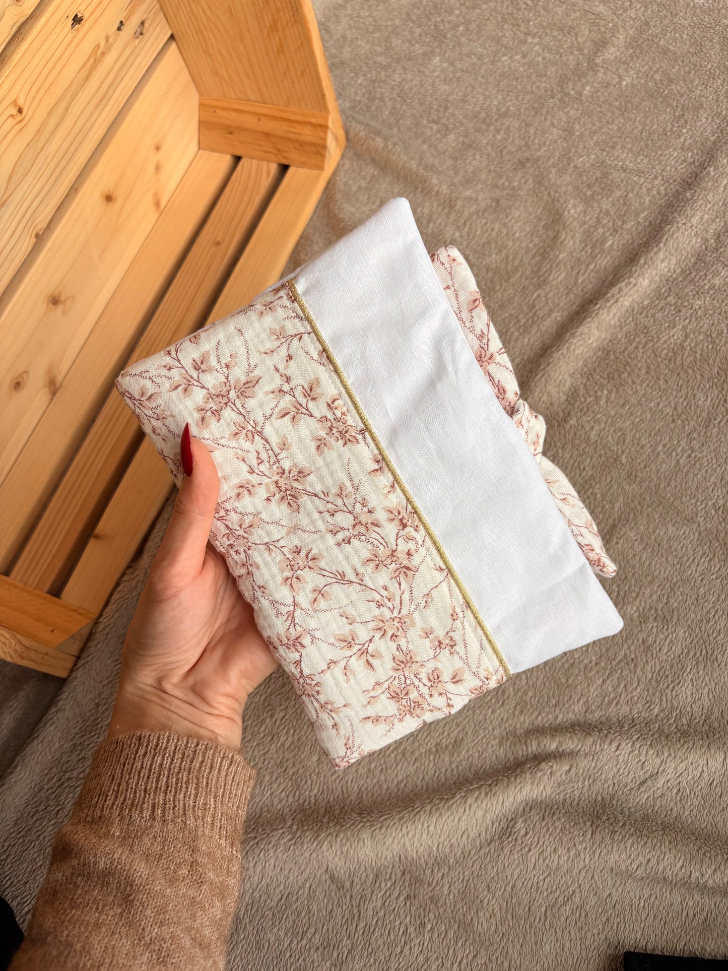 Protège carnet de santé - Fleurs