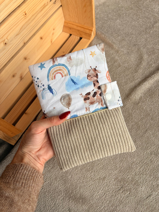 Protège carnet de santé - girafes