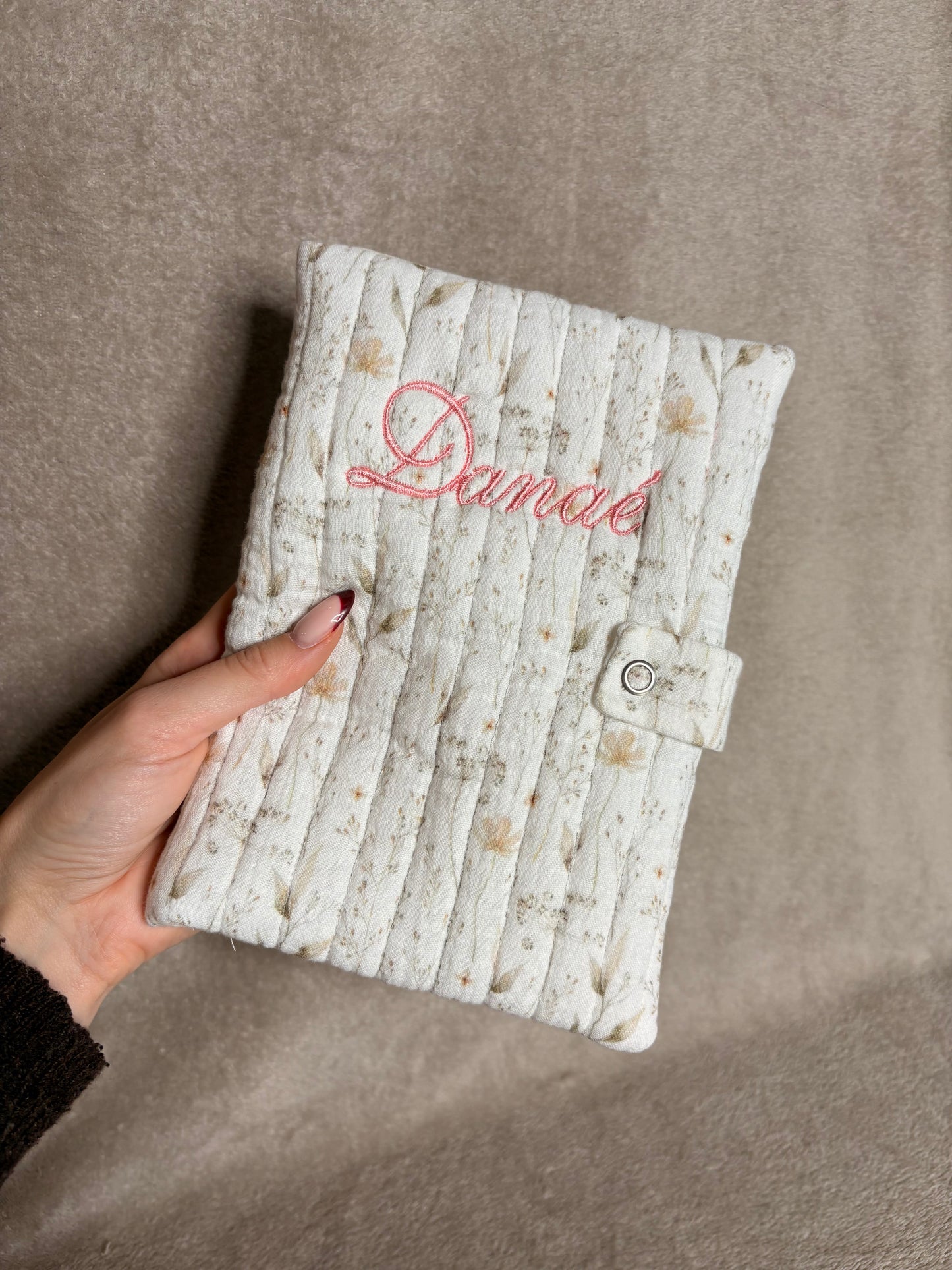 Protège carnet de santé - double gaze matelassé